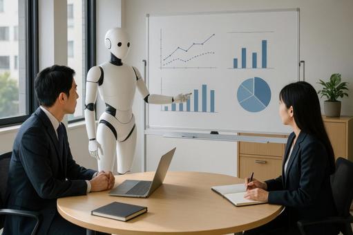 商談を支えるビジネスロボット 商談を支えるビジネスロボットの写真