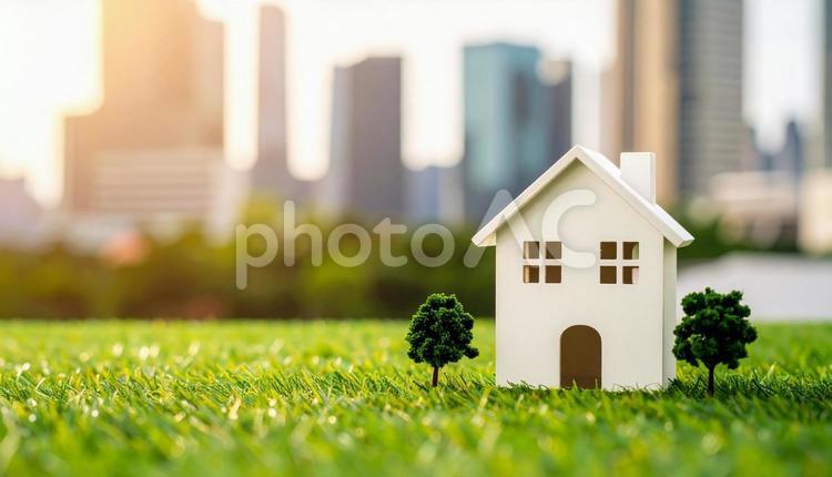 街並みイメージ 家,住宅,住居の写真素材