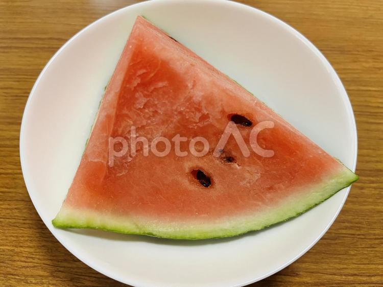 12分の１切れスイカ スイカ,果物,野菜の写真素材