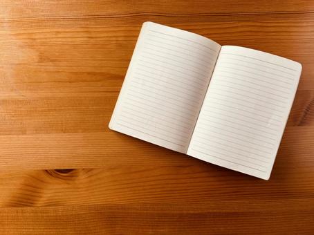 ノート、コピースペース ノート、コピースペース ノート,メモ帳,メモの写真素材