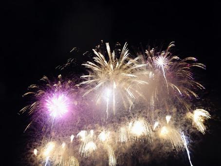 花火、8月、新潟、長岡 花火、8月、新潟、長岡の写真