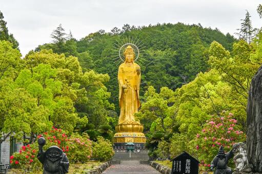 三重県 寶珠山 大観音寺 三重県,日本,観光地の写真素材