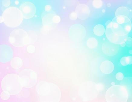 パステルカラーのバブルのキラキラした壁紙の写真