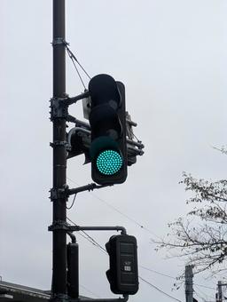 縦型LED信号機 縦型信号機,led信号機,交通の写真素材