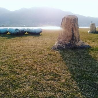 河川敷 河川敷の写真