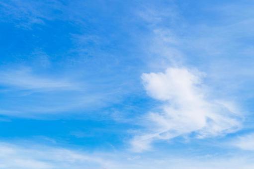 青空と雲 青空と雲 空,青空,夏の写真素材