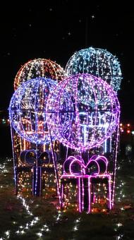 虹の郷　イルミネーション イルミネーション,クリスマス,夜景の写真素材