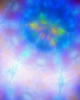 Kaleidoscope background, sequins, blurred blue, JPG Kaleidoscope background, sequins, blurred blue, JPG