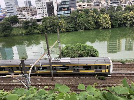 電車と自然 電車と自然の写真