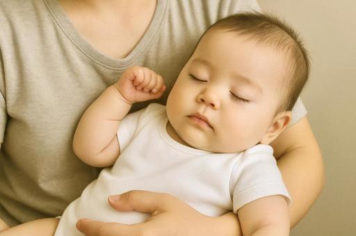 眠る赤ちゃん 眠る赤ちゃんの写真