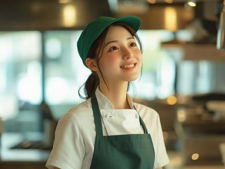 バイト 求人広告 女性 飲食 ※AI生成 バイト 求人広告 女性 飲食 ※AI生成の写真