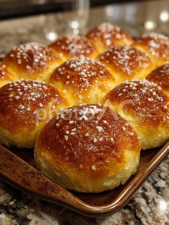 焼きたてのプレッツェルバンズが並ぶトレイ プレッツェルバンズ,パン,焼き菓子の写真素材