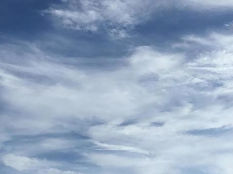 うっすらした雲 うっすらした雲の写真