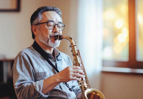 音楽・楽器シリーズ サックス演奏 音楽・楽器シリーズ サックス演奏の写真