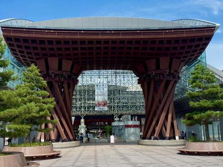 金沢駅鼓門 金沢駅鼓門の写真