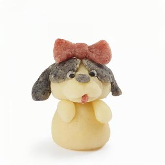 マジパンでつくったわんこ シーズー マジパンでつくったわんこ シーズー シーズー,マジパン,犬の写真素材