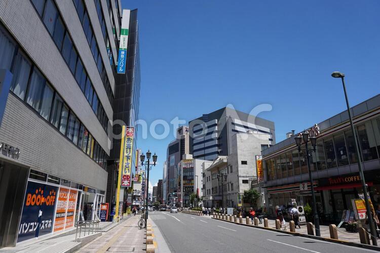 八王子　京王八王子駅方面　東放射アイロード 八王子,八王子市,東放射アイロードの写真素材