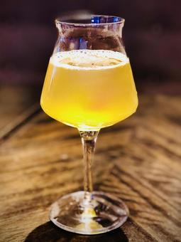 かわいい三角グラスのクラフトビール かわいい三角グラスのクラフトビール ビール,生ビール,クラフトビールの写真素材