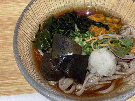 七穀うどん〜野菜と大根うどん 七穀うどん〜野菜と大根うどん 七穀,うどん,麺類の写真素材