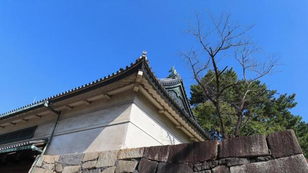 名古屋城　西の丸　正門 名古屋城,尾張徳川家,御三家の写真素材