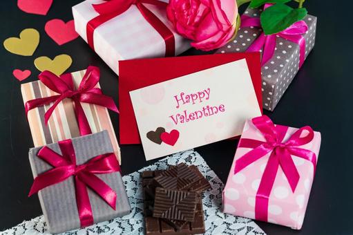 バレンタインデーのイメージ画像 バレンタイン,ハッピーバレンタイン,チョコレートの写真素材