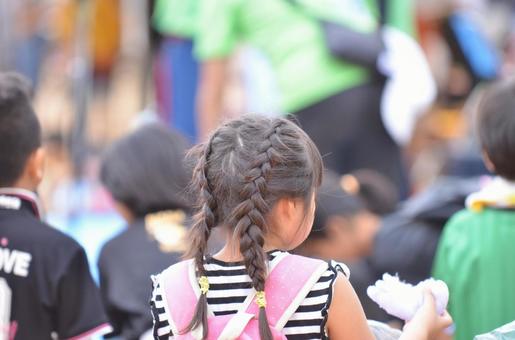 女の子 女の子 可愛い,元気,イメージの写真素材