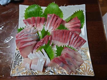 田舎の刺し盛り 田舎の刺し盛り 食べ物,海鮮,刺身の写真素材