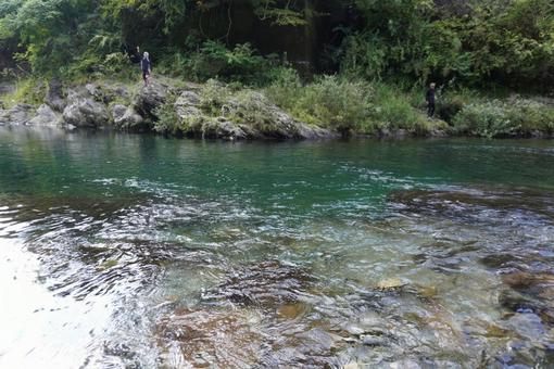 天川村みたらい渓谷の川 天川村みたらい渓谷の川 川,河原,清流の写真素材