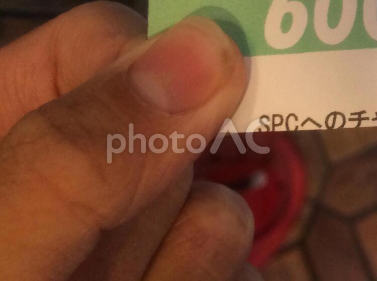 左手の親指 左手,ハンド,handの写真素材