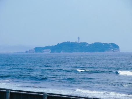 江の島を望む 江の島を望むの写真
