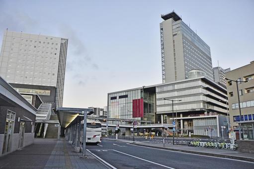 Okayama Station bus stop, JPG