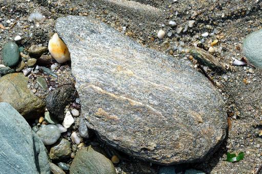 A broken stone found on the beach, JPG