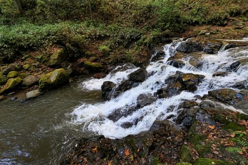 浅間大滝 浅間大滝,流れ,渓流の写真素材