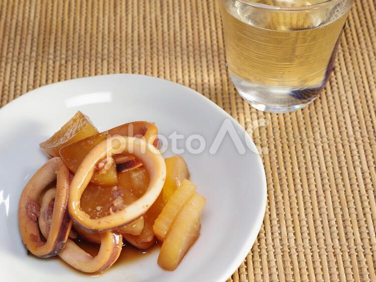 ダイコンと烏賊の煮物 煮物,ダイコン,煮るの写真素材