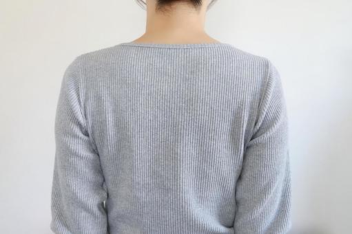 女性の背中　姿勢 女性の背中,背中,姿勢の写真素材