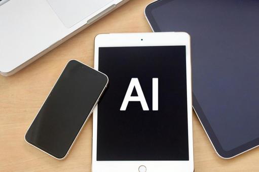タブレットとスマホ AIイメージ タブレットとスマホ AIイメージ ai,生成ai,ビジネスの写真素材