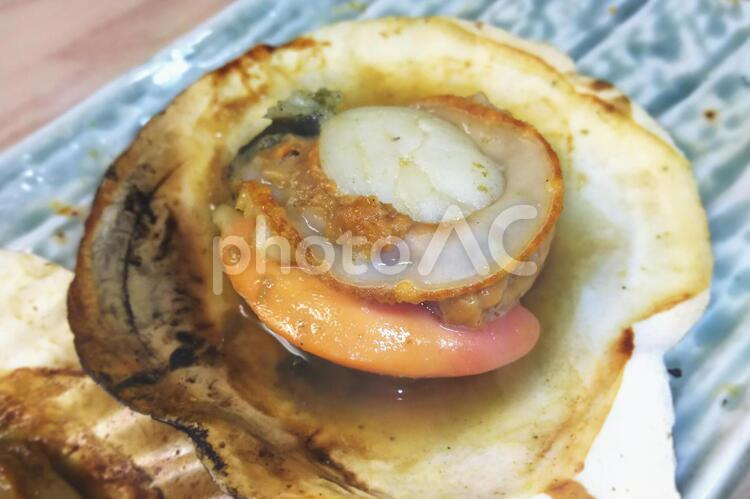 ホタテ ホタテ,魚介類,フードの写真素材
