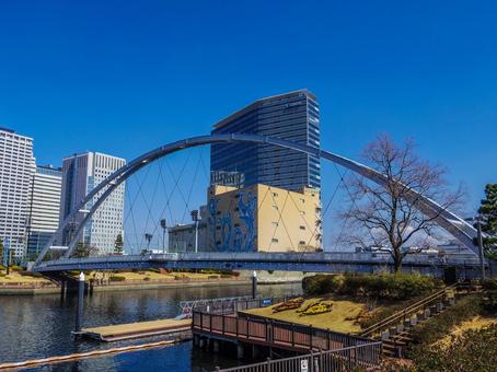 【東京都】東品川水辺広場・アイル橋 【東京都】東品川水辺広場・アイル橋 アイル橋,天王洲アイル,東品川水辺広場の写真素材