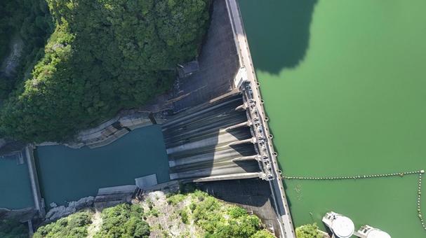 だむ005 だむ005 ダム,森林,ダム湖の写真素材