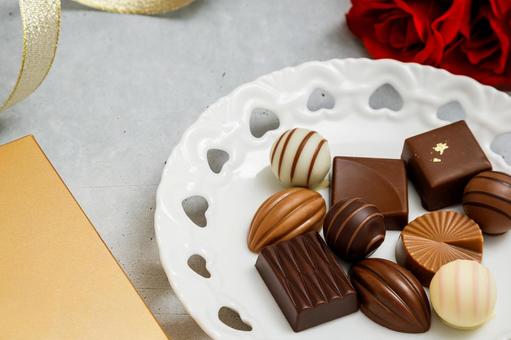 バレンタインデーのチョコレート バレンタインデーのチョコレートの写真