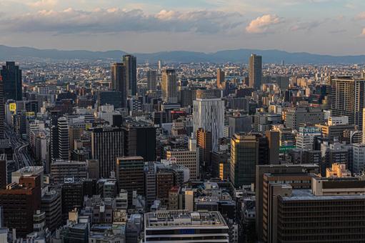 都市景観 都市景観 ステーションワン,淀屋橋,大阪の写真素材