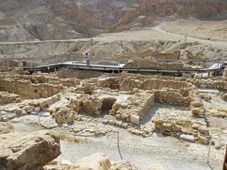 イスラエル クムラン 遺跡 イスラエル クムラン 遺跡の写真