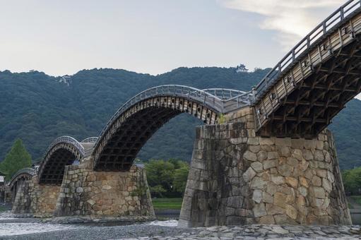 錦帯橋② 錦帯橋② 錦帯橋,橋,木造橋の写真素材