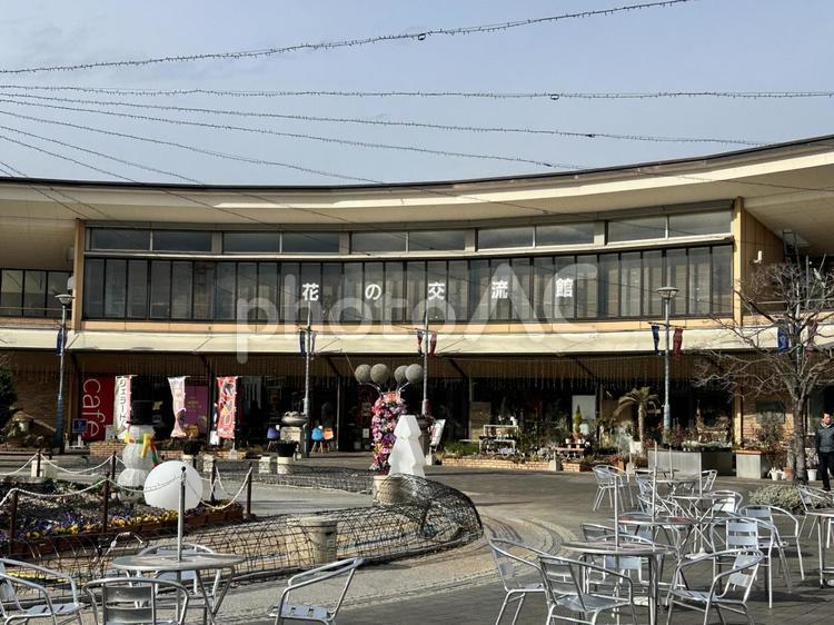 道の駅　ららん藤岡園内　群馬県藤岡市 ららん藤岡,観覧車,道の駅の写真素材