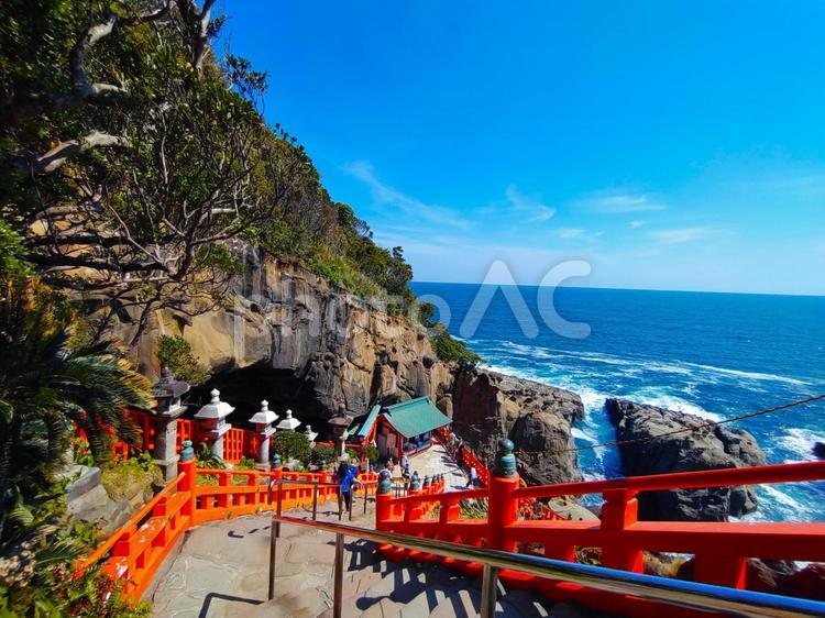写真素材：宮崎県 鵜戸神宮の玉橋1 鵜戸神宮,玉橋,宮崎県の写真素材