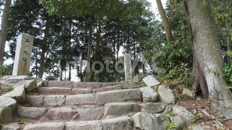 安土城　二の丸跡 安土城,織田信長,城の写真素材