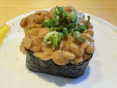 納豆軍艦 納豆軍艦,寿司,納豆の写真素材