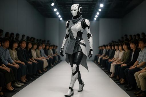 ファッションショーのロボットモデル ファッションショーのロボットモデルの写真