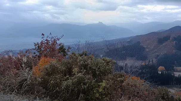 魚沼スカイラインの紅葉 紅葉,魚沼スカイライン,秋の写真素材
