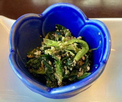 ほうれん草の胡麻和え ほうれん草の胡麻和えの写真